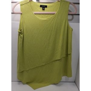 Alfani Mayan Circles Asymmetrical Overlay Tank